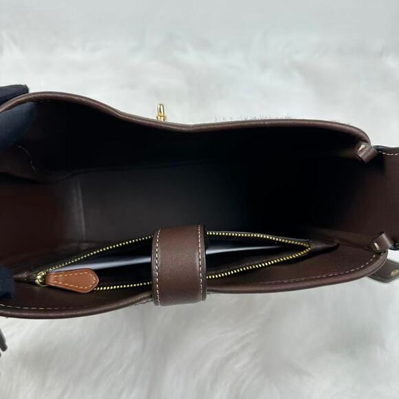 Coach Hadley Convertible Crossbody Bag With Cow Print And Tassel CCC87 New - Picture 9 of 10